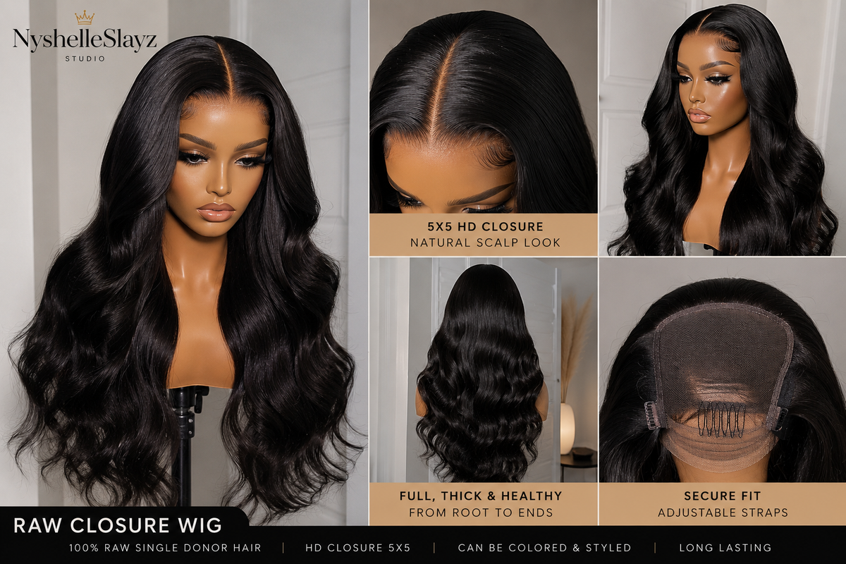 Raw Closure Wigs